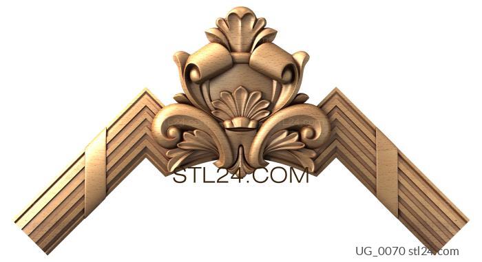 Corner (Strict angle, UG_0070) 3D models for cnc