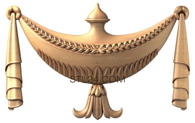 Vases (Oriental lamp, VZ_0023) 3D models for cnc