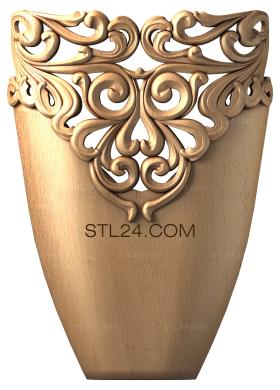 Vases (Openwork, VZ_0029) 3D models for cnc